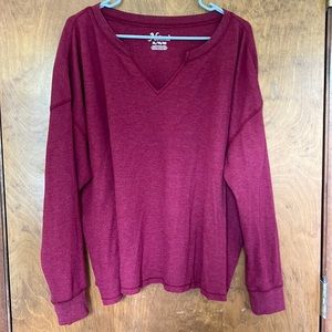 waffle long sleeve shirt